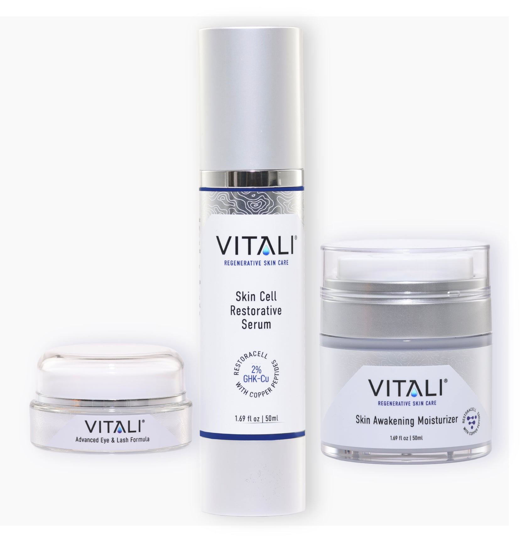 Copper Peptide Collection - Serum, Moisturizer, Eye & Lash Cream Copper Peptide Collection - Serum, Moisturizer, Eye & Lash Cream