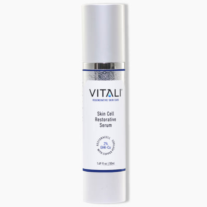 2% GHK-Cu Restorative Skin Cell Serum | Copper Peptide Serum Vitali Skincare 2% GHK-Cu Restorative Skin Cell Serum | Copper Peptide Serum Vitali Skincare